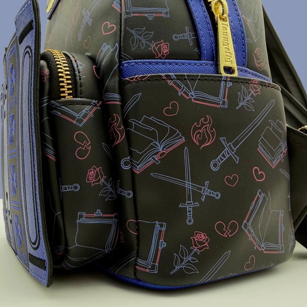 Romantasy Books Loungefly Mini Backpack Books-A-Million Exclusive - Picture 4 of 14